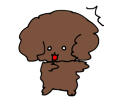 Toy poodle "Tyoko" sticker #15848820