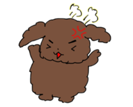 Toy poodle "Tyoko" sticker #15848821