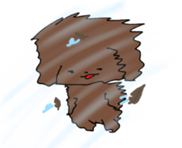 Toy poodle "Tyoko" sticker #15848823