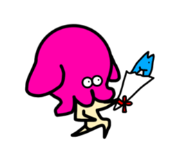 Japanese pancake devilfish sticker #15848828