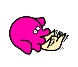 Japanese pancake devilfish sticker #15848830