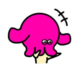 Japanese pancake devilfish sticker #15848831