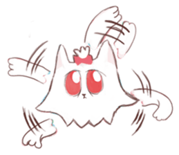 crazy cat Mew sticker #15848974