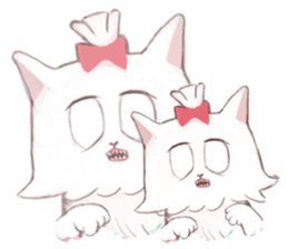 crazy cat Mew sticker #15848975