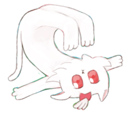 crazy cat Mew sticker #15848987