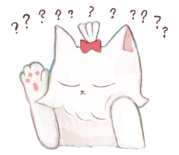 crazy cat Mew sticker #15848988