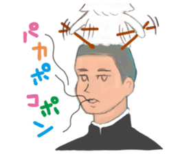 crazy cat Mew sticker #15849000