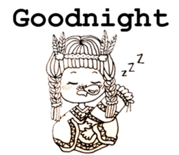 She is Girl sticker #15849151