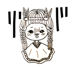 She is Girl sticker #15849152