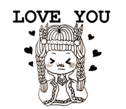 She is Girl sticker #15849153