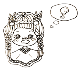 She is Girl sticker #15849156