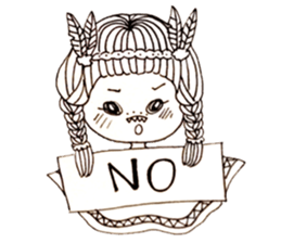 She is Girl sticker #15849161