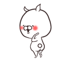 Uppi of the rabbit animation sticker #15849549