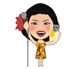 yuka and rice omlet sticker #15850005