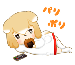 Shiba Inu Girl ! sticker #15850262