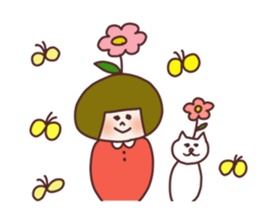 Okappa Hanachan6 sticker #15850450