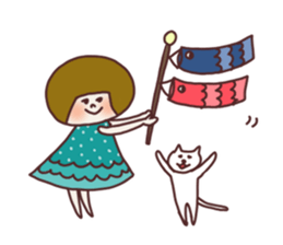 Okappa Hanachan6 sticker #15850489