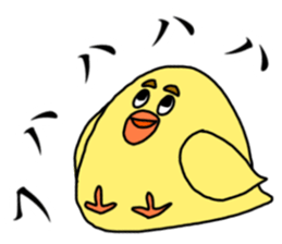HIYOKKO sticker (chick) sticker #15851693