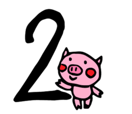 kurikumakun&butamankun sticker #15851747