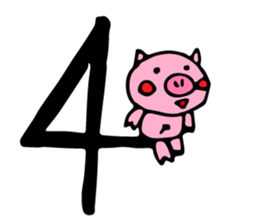 kurikumakun&butamankun sticker #15851749