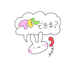 w rabbit sticker 2 sticker #15851793