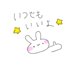 w rabbit sticker 2 sticker #15851797