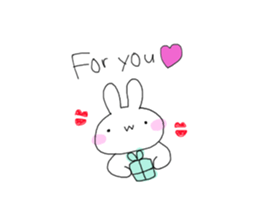 w rabbit sticker 2 sticker #15851798