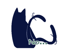 cute dog and cat. sticker #15851971