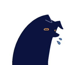 cute dog and cat. sticker #15851974