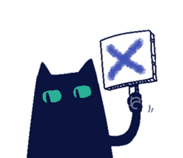 cute dog and cat. sticker #15851985