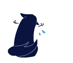 cute dog and cat. sticker #15851994