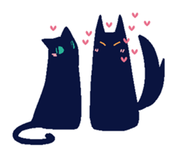 cute dog and cat. sticker #15852004