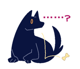 cute dog and cat. sticker #15852008