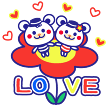 Chocolatebear -love marine- sticker #15852065