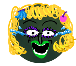 Lady Planet sticker #15852321