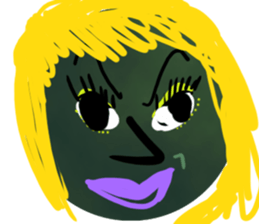 Lady Planet sticker #15852343