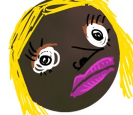 Lady Planet sticker #15852348