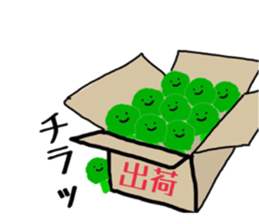 The vegetables which aren't shipped sticker #15852669