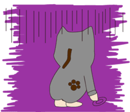 Someone wearing a hat T sticker #15852808