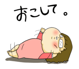 Everyday life of a girl wearing glasses sticker #15852888