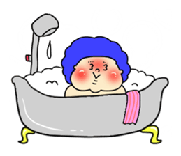 Everyday life of a girl wearing glasses sticker #15852891