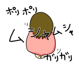 Everyday life of a girl wearing glasses sticker #15852901