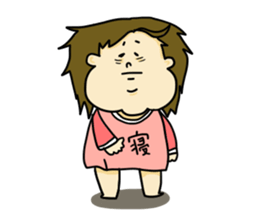 Everyday life of a girl wearing glasses sticker #15852905