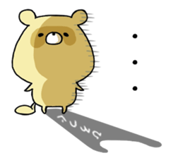 sticker a raccoon dog sticker #15852976