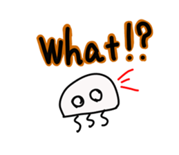 Jellyfish stamp sticker #15853558