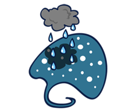 Little Stingray sticker #15853823