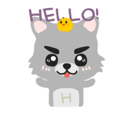 "H" the little foxy sticker #15853978