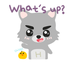 "H" the little foxy sticker #15853979