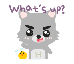 "H" the little foxy sticker #15853979