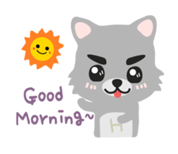 "H" the little foxy sticker #15853980